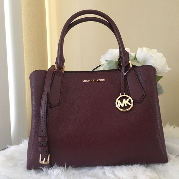 New Michael Kors Large Kimberly Satchel - Picture 3 of 8